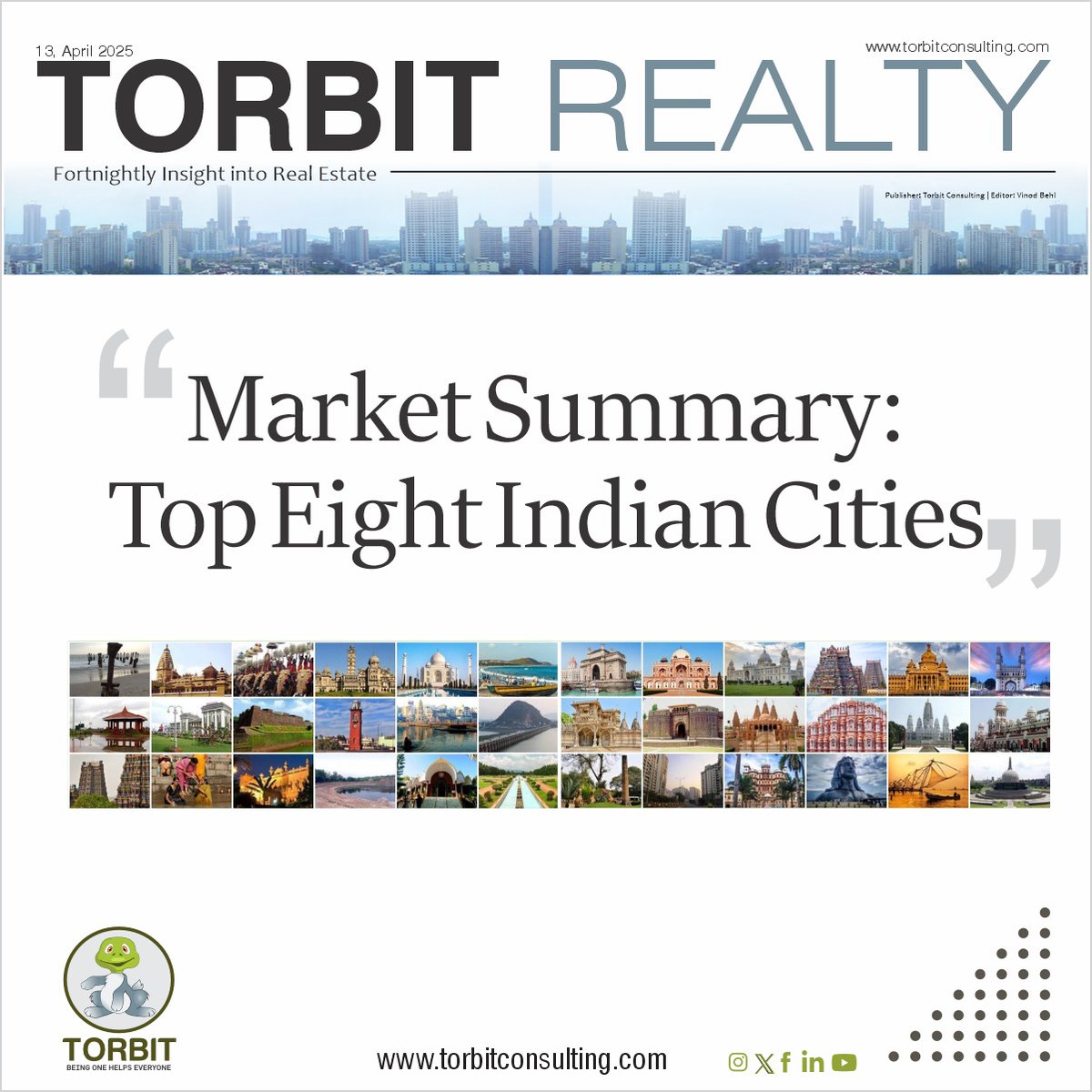 torbitrealty's tweet photo. Dive into the latest #MarketTrends & #EconomicDevelopments across India’s top 8 cities. From #RealEstate & #Infrastructure to employment & #Investments opportunities, get a comprehensive overview of how these #UrbanHubs are evolving.
Read more: https://t.co/RMeY0BuOhw
#Torbit https://t.co/68TUMZ4UUd