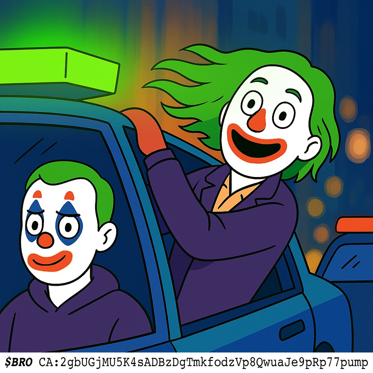 BRO_MemeCoin's tweet photo. 🧵🤑 Green Lights Ahead $BRO 💚💸
🔥 Create Your Memes Thread 🔥

#Solana #Bro #Memecoin #Joker #TheJoker https://t.co/0ROOxSIvrs