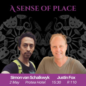 Justin Fox (@justinfoxafrica) on Twitter photo CLARENS ARTS FESTIVAL: If you're in the Free State next week, please join me for 2 literary events
2 May - A Sense of Place: in conversation with Simon Van Schalkwyk
3 May - The Spirit of Adventure: in conversation with Tony Park & Jared McDonald
<a href="/JonathanBallPub/">Jonathan Ball Publishers</a> <a href="/PenguinBooksSA/">@PenguinBooksSA</a> CLARENS ARTS FESTIVAL: If you're in the Free State next week, please join me for 2 literary events
2 May - A Sense of Place: in conversation with Simon Van Schalkwyk
3 May - The Spirit of Adventure: in conversation with Tony Park & Jared McDonald
<a href="/JonathanBallPub/">Jonathan Ball Publishers</a> <a href="/PenguinBooksSA/">@PenguinBooksSA</a>