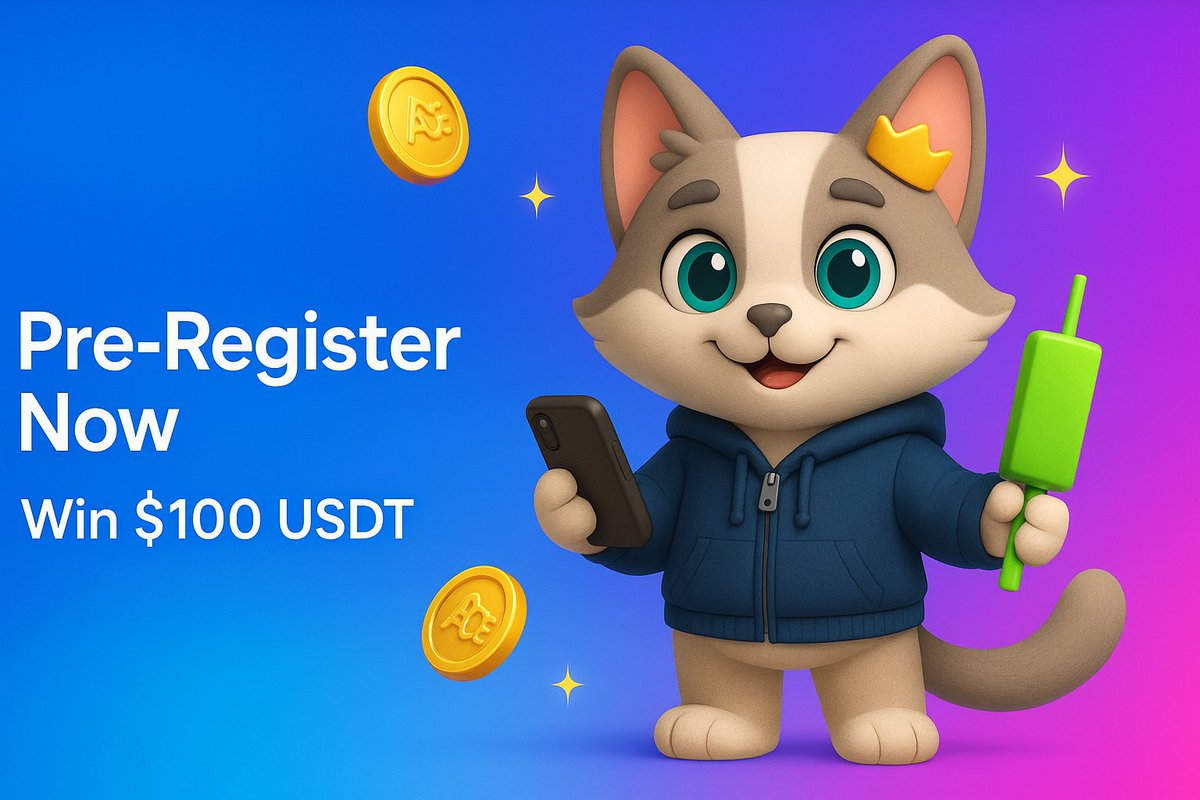 🚀 CoinACE Pre-Registration is LIVE!
Sign up now for early beta access + 🎖️Founding Badge.

👍 Follow · 🔁 RT · ❤️ Like · 💬 Comment your ETH address — 5 random winners get $100 USDT each!

⏱️ 30-sec signup 👉 ready.coinace.app
#CoinACE #PreRegister #Crypto #Bitcoin