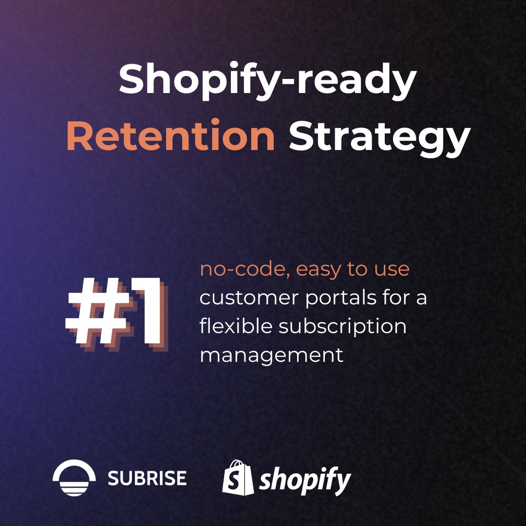 Subrise Subscriptions App - For Shopify tweet media