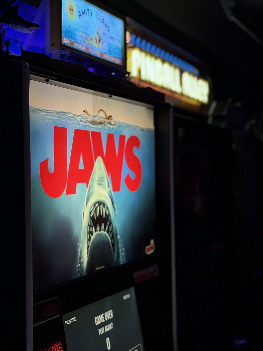 What’s the most played game in my collection …. 🦈 it’s no contest, JAWS by a long shot! #pinball