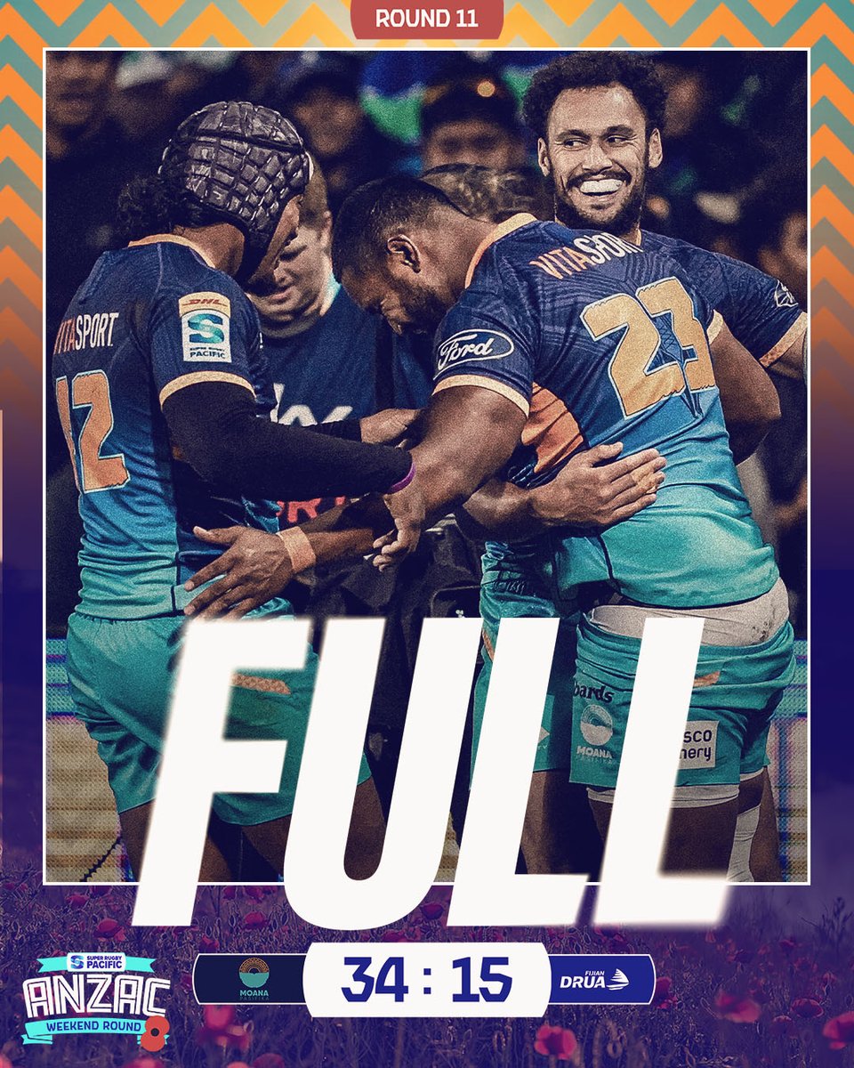 SuperRugby's tweet photo. What a show at North Harbour Stadium! 🤩

Stunning tries from both sides, but it's @MoanaPasifika_  who get the W 👏

#SuperRugbyPacific #MOAvDRU https://t.co/TCCfCOkKXQ