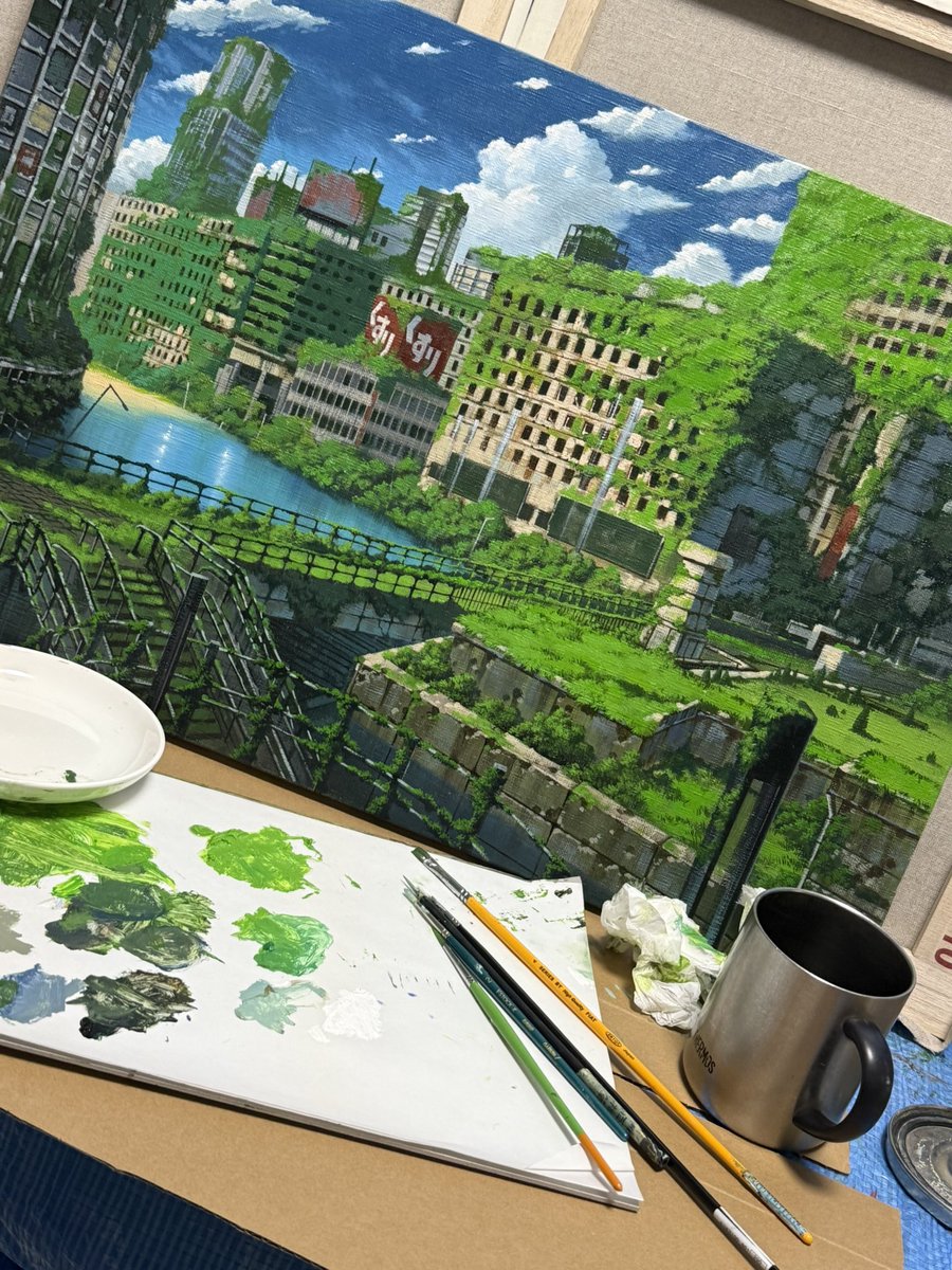 GWとか関係ないもんねー。

毎日描いてるよーだ。べー。