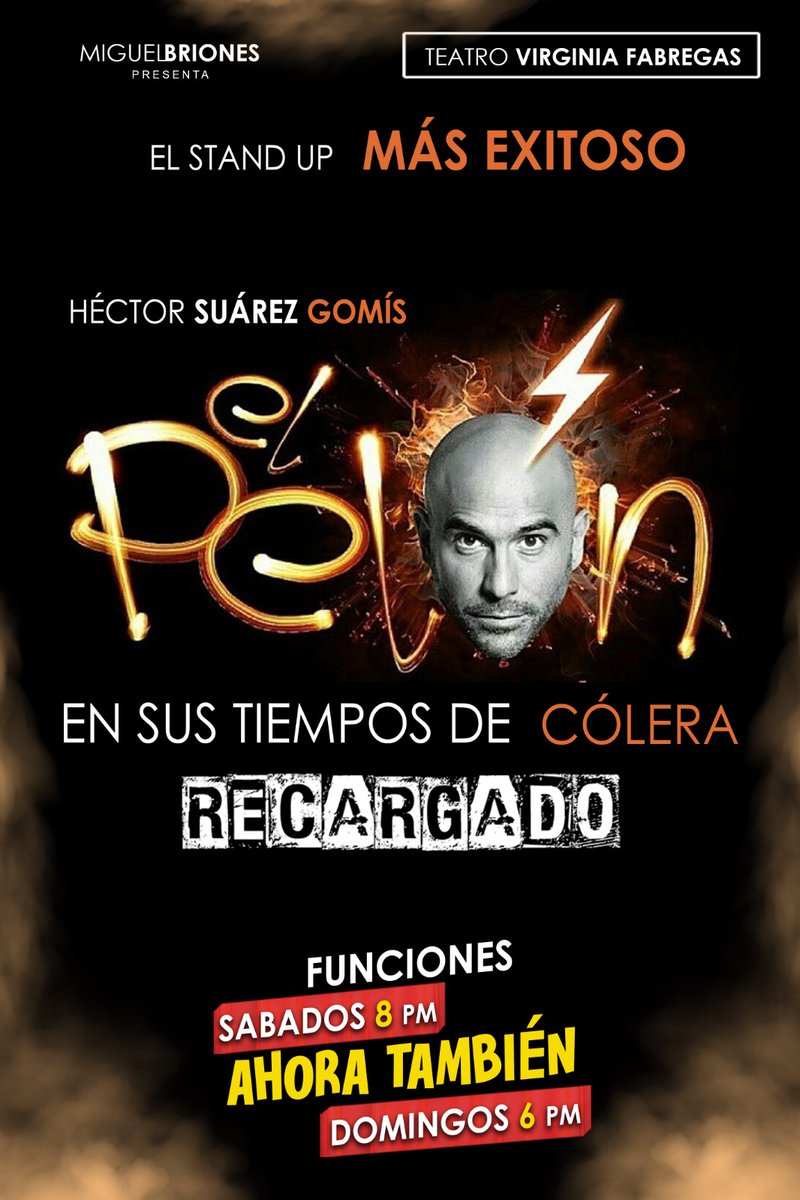urbanpopmx's tweet photo. ⚠️ #PasesDobles para: "EL PELÓN EN SUS TIEMPOS DE COLERA.

📍Teatro Virginia Fábregas
📅 HOY SÁBADO 7:30 P.M.

⭐RT y Fav
⭐️Comenta cualquier video de nuestro INSTAGRAM.
⭐️Nombre completo y captura de pantalla del paso anterior.

⚠️Ganadores al azar https://t.co/kGtTyWXZNl