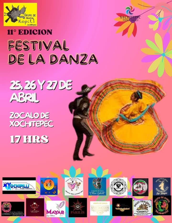XFolklorico's tweet photo. Un año más en el Día de la Danza en Xochitepec. Gracias por la invitación al grupo Folklórico Kopitl y su director Luis Marquez. 💃🏻🕺🏻🦌💙 https://t.co/fIOTFstqOb
