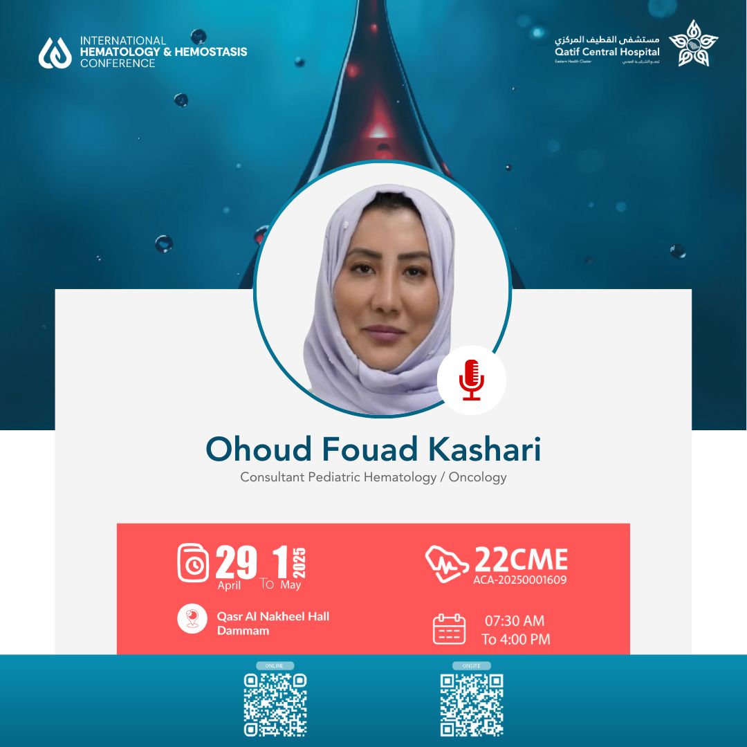 AfaqLms's tweet image. Exploring advancements in Thalassemia care at #IHHC2025!
Saudi and international experts share their insights 🇸🇦🌍👇

🩸 Dr. Kofi A. Anie – Coping with Sickle Cell Disease
🩸 Dr. Ohoud Koshari – Impact of Severe Anemia in Sickle Cell Disease Patients
🩸 Dr. Mohammed AlDarwish –…