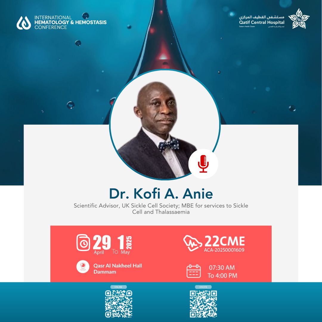 AfaqLms's tweet image. Exploring advancements in Thalassemia care at #IHHC2025!
Saudi and international experts share their insights 🇸🇦🌍👇

🩸 Dr. Kofi A. Anie – Coping with Sickle Cell Disease
🩸 Dr. Ohoud Koshari – Impact of Severe Anemia in Sickle Cell Disease Patients
🩸 Dr. Mohammed AlDarwish –…