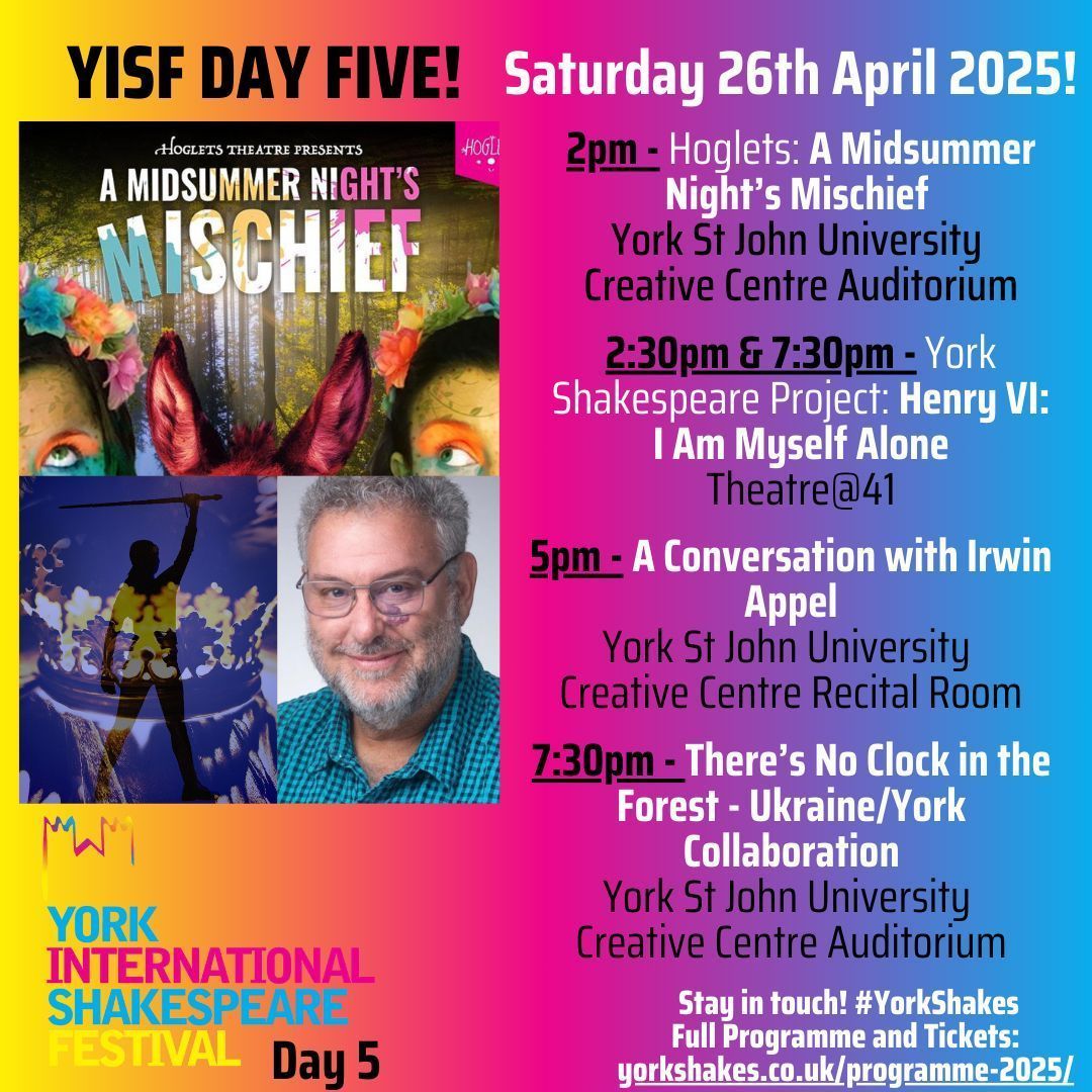 York International Shakespeare Festival tweet media