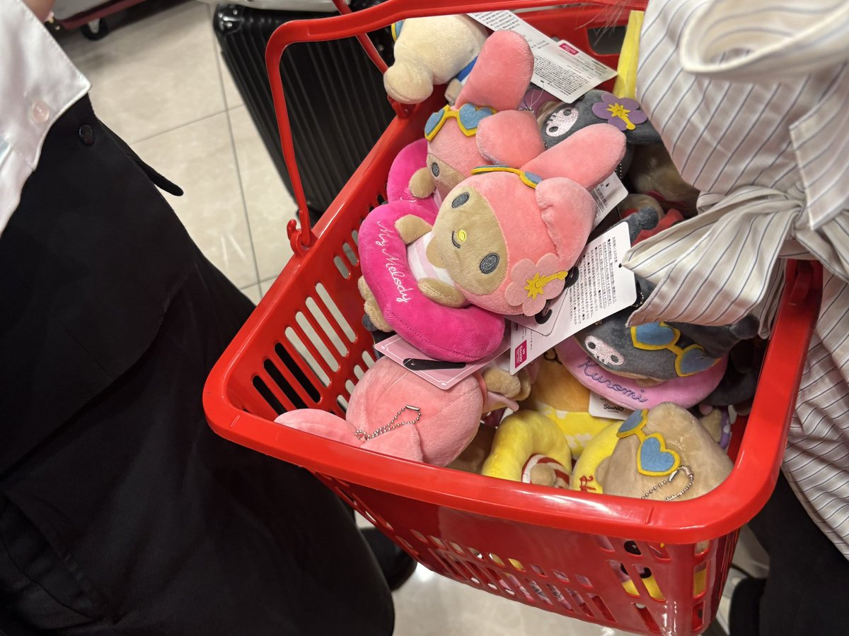 並んでたマスコットほぼ全部カゴに入れてて個数制限の意味ない、流石に店員さんに言ったけど逆ギレされて意味わからん🥹転売ヤーきもーい