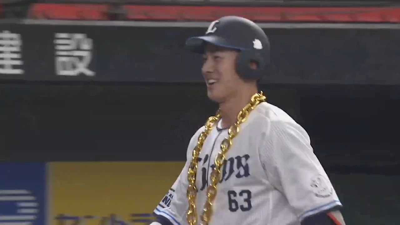 埼玉西武ライオンズ 長谷川信哉 ミニビッグチェーンネックレス 長谷川 信哉ミニビッグチェーンネックレス デフォルメ 埼玉西武