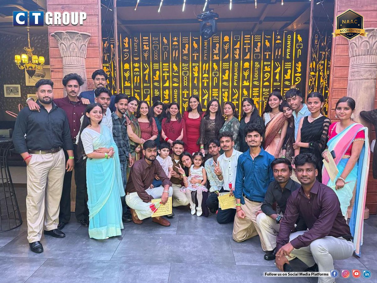 CT_northcampus's tweet photo. 🌟 A Day to Remember!
A heartfelt farewell filled with love, laughter, and cherished memories, organized by the Department of Management Studies, CT Institute of Management &amp; IT, Jalandhar. 💐🎓 https://t.co/3uYt32vTkf