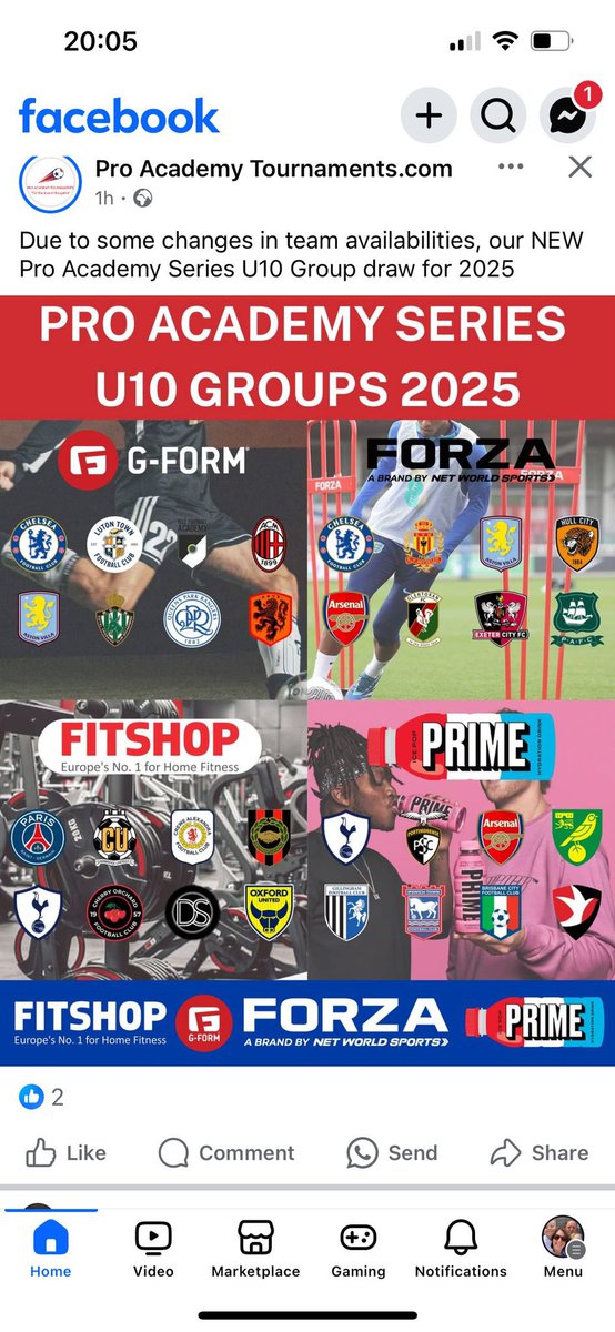 The academy U10s are competing in the <a href="/Proacademytour/">Pro Academy Tournaments</a> this weekend good luck boys