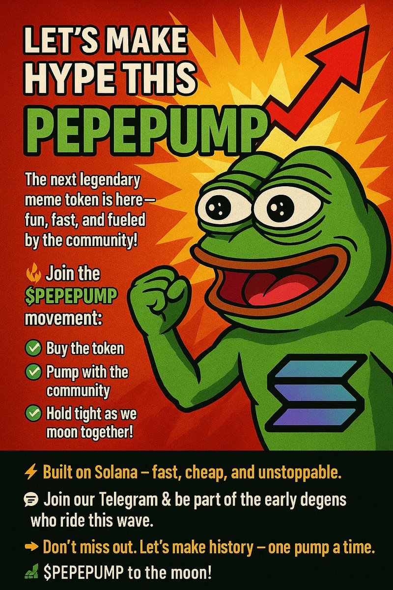PEPE PUMP on Solana tweet media