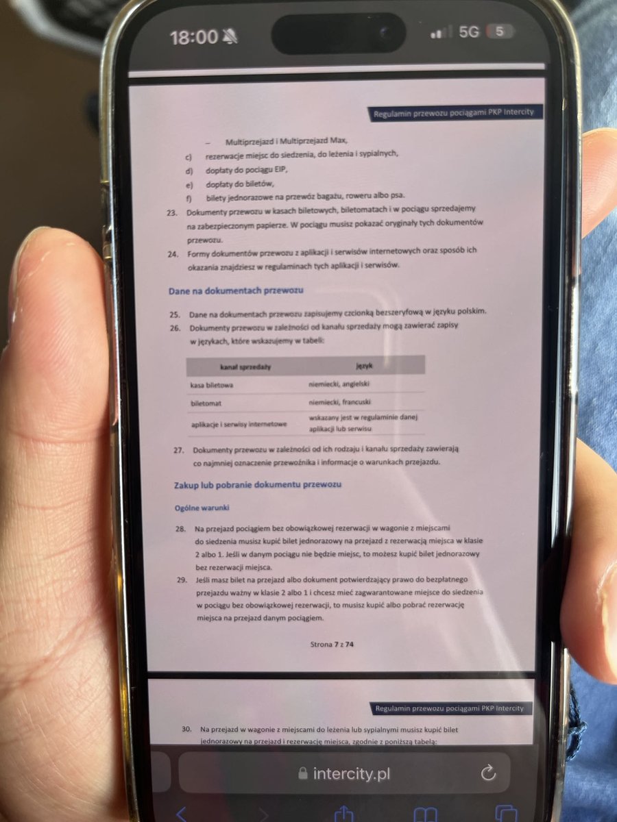 peter__ban's tweet photo. Hello @PKPIntercityPDP,
I bought a valid ticket via KOLEO app (IC 65100, Apr 23, 17:04 Wrocław Gł. – 20:09 Bydgoszcz Gł.) and had my passport with me.The inspector  said I must be fined 220 PLN because my name was in Chinese  he showed me a rule in Polish. This feels so unfair. https://t.co/gc5ShXxsOc