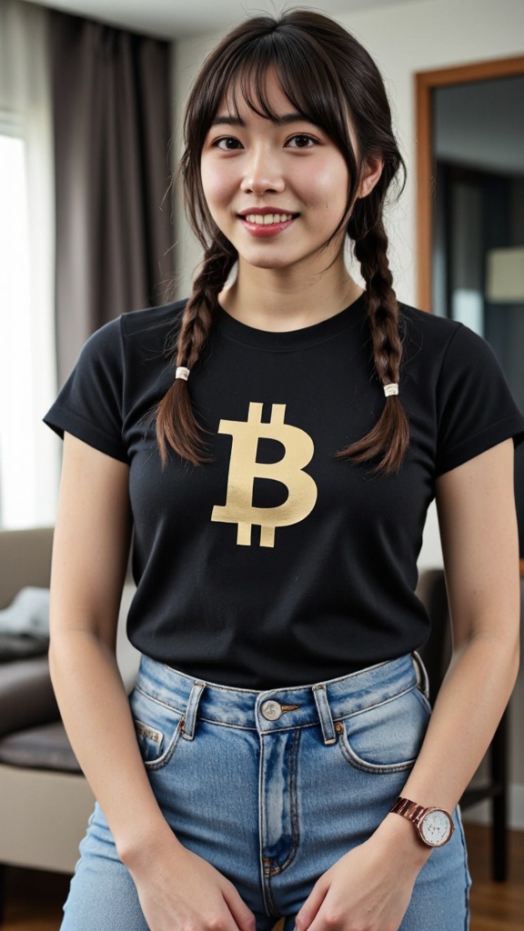 Hi! I am Tomoe and love making shirts! I wake up, make shirts, sell shirts, buy #bitcoin, eat, sleep, and repeat! 👕I am here to bring fierce passion for creativity (and Bitcoin! ₿) to your wardrobe. At Haiku Smiles, we make custom shirts with no design fees and no minimum