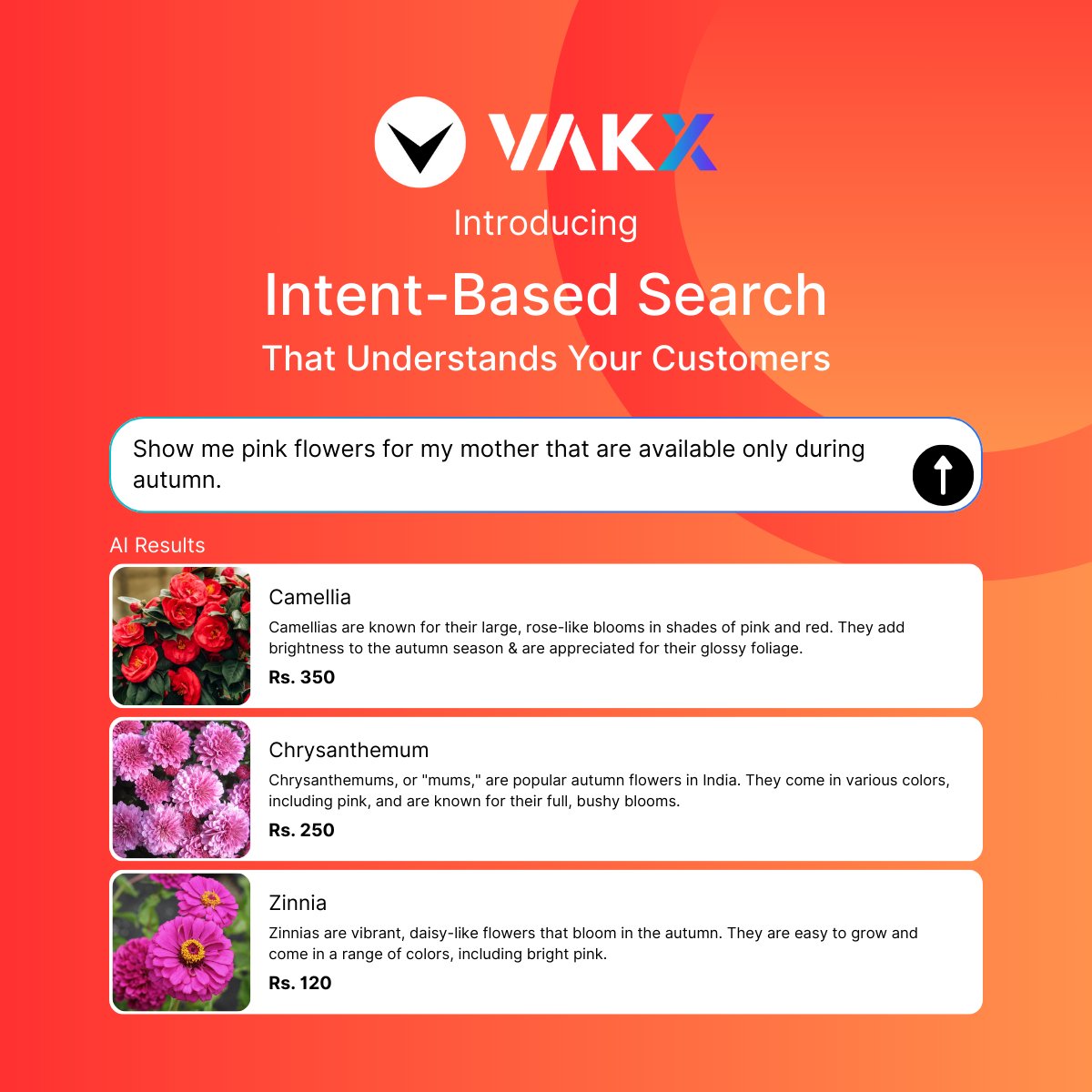 vakzero's tweet photo. We're redefining how customers search — not by keywords, but by understanding their true intent. Introducing Intent-Based Search: a smarter, faster, and more personalized way to connect users with exactly what they need.
#IntentBasedSearch #VAKX #ProudMoment #Innovation #AI https://t.co/ZkE1wabGU7