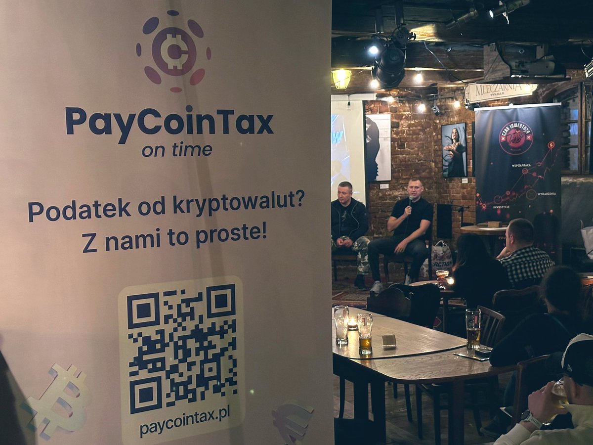 PayCoinTax (@paycointax) on Twitter photo Świetnie bawiliśmy się z Wami wczoraj podczas side eventu “Czas Inwestora”! 🔥
A już dziś spotkajmy się wspólnie na konferencji <a href="/CryptoSpherePL/">CryptoSphere</a> we Wrocławiu 😎 Świetnie bawiliśmy się z Wami wczoraj podczas side eventu “Czas Inwestora”! 🔥
A już dziś spotkajmy się wspólnie na konferencji <a href="/CryptoSpherePL/">CryptoSphere</a> we Wrocławiu 😎