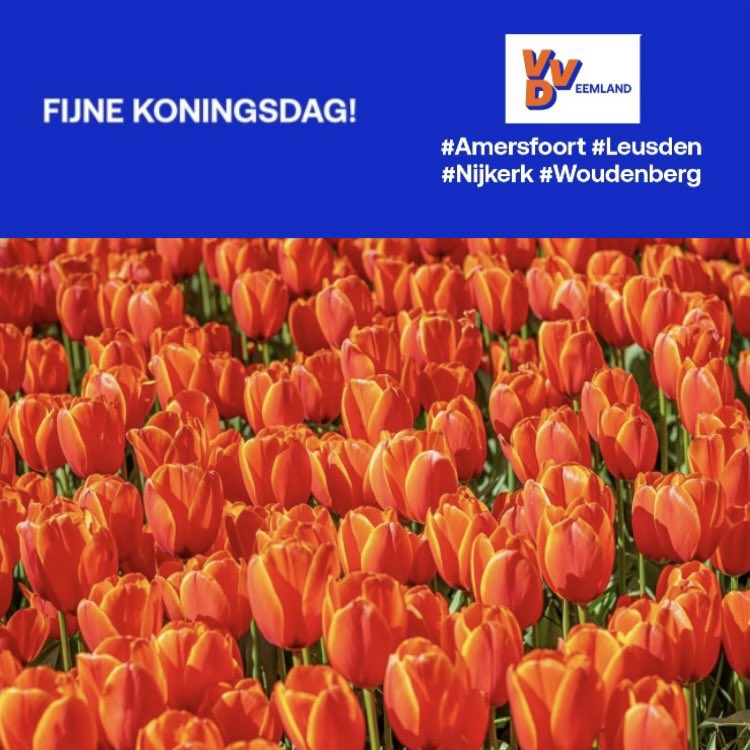 Kleedjesmarkt, aubade, oranjebitter, oranje tompouce… Maak er een gezellige dag van! 👑🇳🇱🧡

#VVD #VVDEemland #netwerk #Amersfoort #Hoogland #Hooglanderveen #Nijkerk #Hoevelaken #Nijkerkerveen #Leusden #Stoutenburg #Achterveld #Woudenberg #Koningsdag