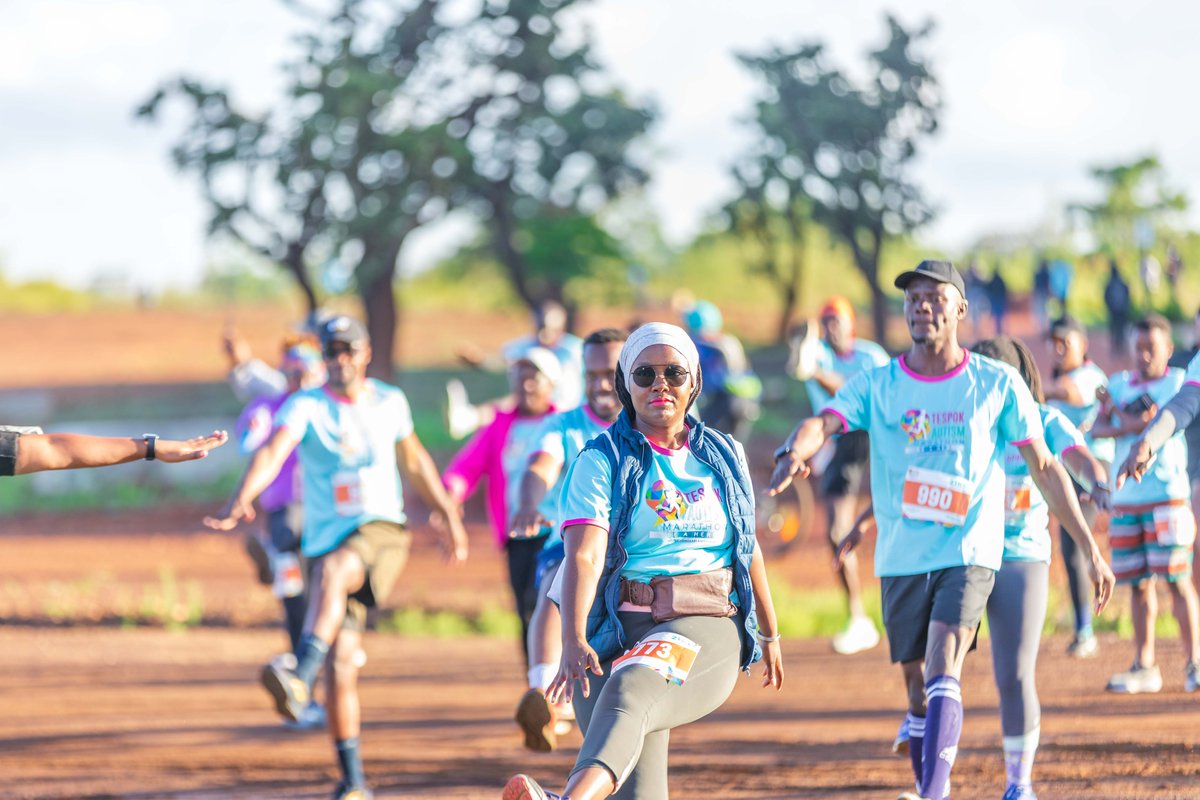 TESPOKMarathon's tweet photo. Smiles, stretches, and solidarity!

The energy is electric as runners warm up for the hashtag#TESPOKAutismMarathon2025 at @Tatu_City!

Today, we run not just for fitness but for love, understanding, and acceptance. 
#TESPOKAutismMarathon2025 #RunForAutism #InclusionMatters https://t.co/kLeaNODBM5