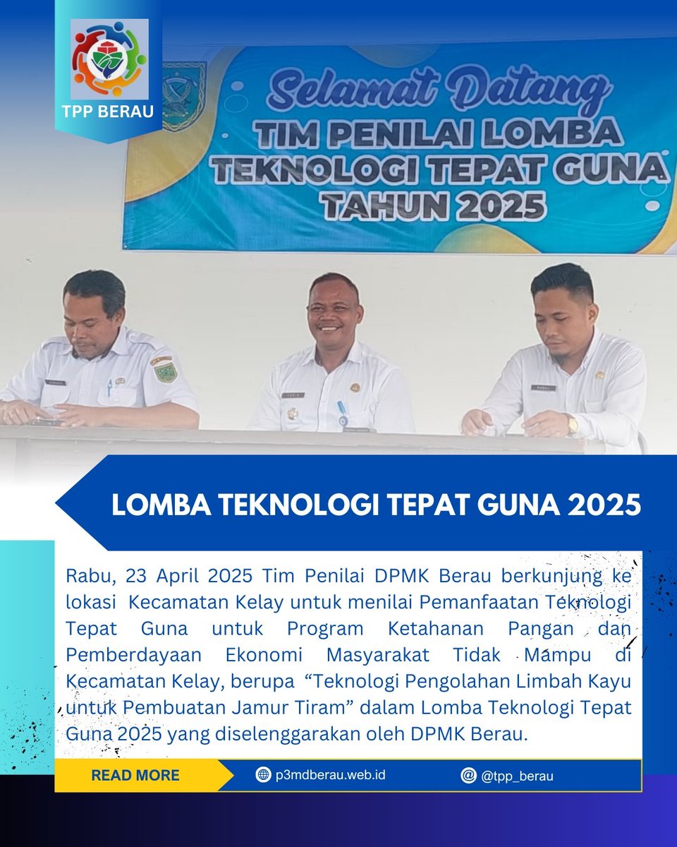 tpp_berau's tweet photo. Tim TAPM Berau &amp; Tim Penilai DPMK Berau menilai Pemanfaatan Teknologi Tepat Guna utk Program Ketahanan Pangan dan Pemberdayaan Ekonomi Masyarakat Tidak Mampu di Kec. Kelay. 
.
#tppprovkaltim
#tppberau
#TPPHadirUntukSemuaDesa
#BangunDesaBangunIndonesia
#DesaTerdepanUntukIndonesia https://t.co/t0KsHNFNUh