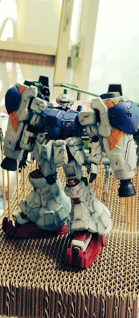 itiscammmm's tweet photo. 齁勝！！(⁠(⁠◎⁠д⁠◎⁠)⁠)⁠
還沒上墨線！！下一個盾牌大炮了！！！

#hobby
#酸漿果 
#所羅門
#GP02
#模型
#鋼彈
#筆塗り https://t.co/2dV3Ec1OZ0