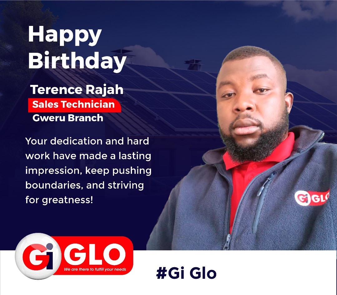 GiGlo111's tweet photo. Happy Birthday, Terence Rajah, Sales Technician, Gweru Branch

Your dedication and hard work have made a lasting impression, keep pushing boundaries, and striving for greatness!👏

#birthday 
#birthdaycelebration 
#birthdaycelebrations🎉🎂 
#employeeappreciation https://t.co/47D11tW82Z