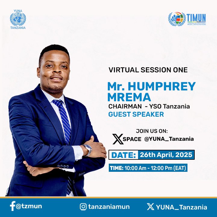 Gratified to be invited to this constructive conversation. Ahead of the Tanzania International Model of United Nations (TIMUN), we're earmarked for a crucial mandate that will position young people in the heart of global discussions that can shape climate action. 
Don't miss it!