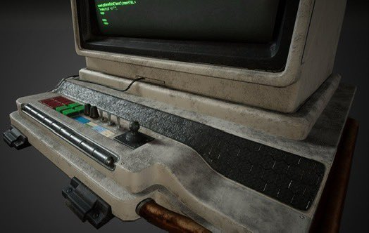 MichaelG_3D's tweet image. 4. 90s concept computer which was very fun to make!