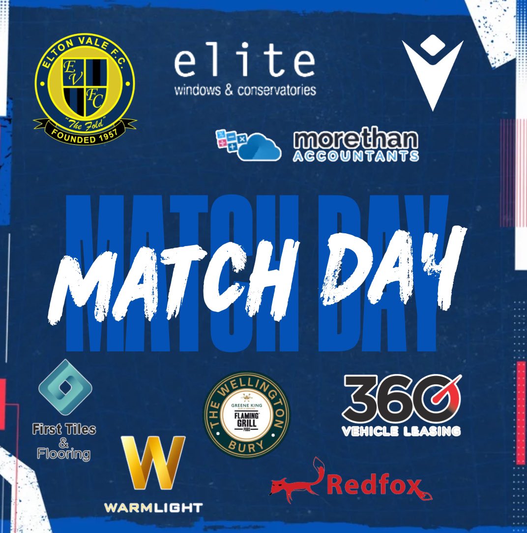 Elton Vale FC (@eltonvalefc) on Twitter photo Only 1 game for our sides again this afternoon which sees the Reserves hosting <a href="/HorwichRMIAFC/">Horwich RMI AFC</a> Reserves down at Vale !
🏟️ EVFC🔵⚫️BL8 2RZ
⏰ 14:00 KO
🍻🥧☕️ Bar will be open
Please get down if you can ! 🤝
#UTV🔵⚫️ Only 1 game for our sides again this afternoon which sees the Reserves hosting <a href="/HorwichRMIAFC/">Horwich RMI AFC</a> Reserves down at Vale !
🏟️ EVFC🔵⚫️BL8 2RZ
⏰ 14:00 KO
🍻🥧☕️ Bar will be open
Please get down if you can ! 🤝
#UTV🔵⚫️