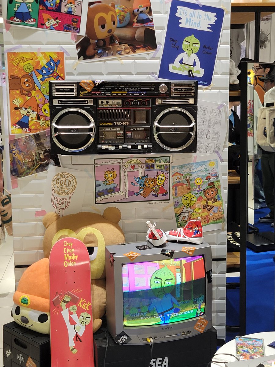 パラッパラッパー × WIND AND SEA @ 渋谷パルコ 行ってきた。
何度目かのコラボ、やっとこ初購入、嬉しい🙌