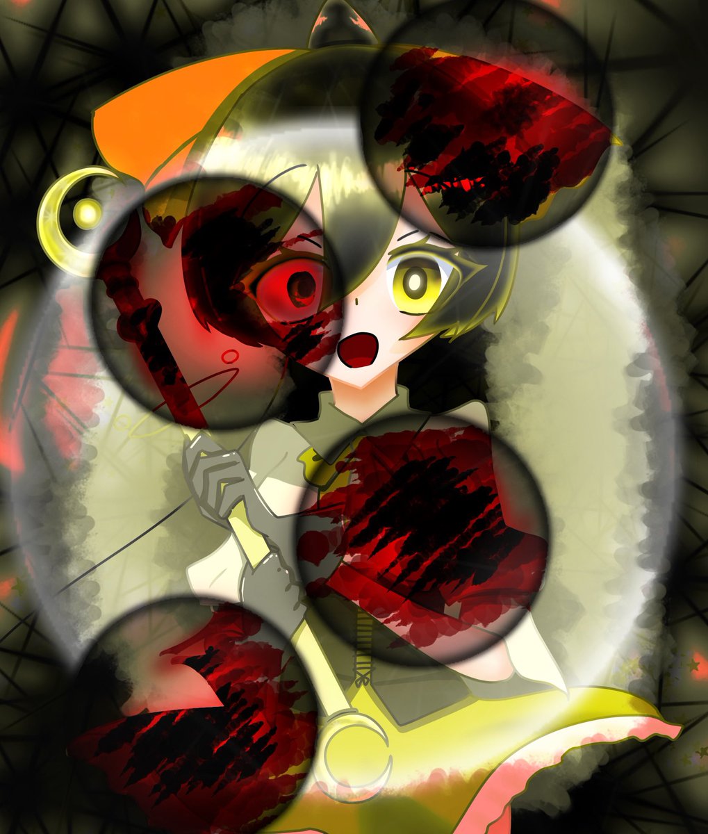 魔法少女…？
#オリキャラ #私の絵柄が好みって人にフォローされたい #オリジナルイラスト