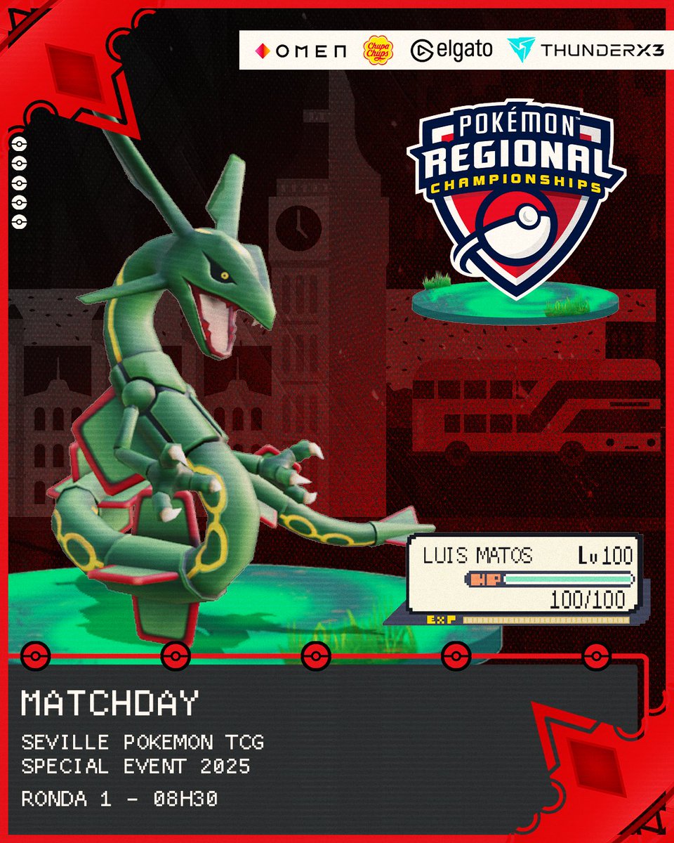 Que começe o Seville Pokémon TCG Special Event 2025! 🔥

O nosso atleta <a href="/LuisMatos2626/">Luis Matos</a> começa a sua caminha em Sevilha agora! 💪😎

#ftwesports #ftwarmy #ftwtcg #OMENFTW #CHUPACHUPSFTW #THUNDERX3FTW