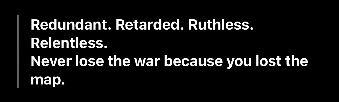 We stay retarded and redundant