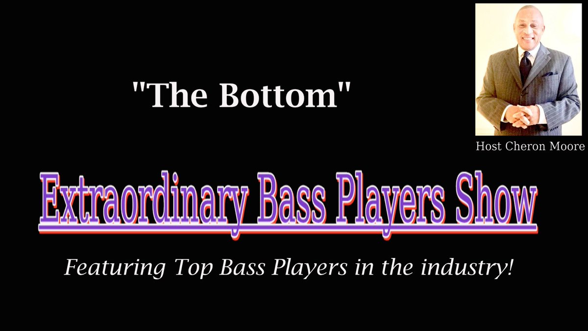 Cheronm's tweet photo. Extraordinary Bass Players Show
.            Coming Soon... https://t.co/PVor8D7Q4I