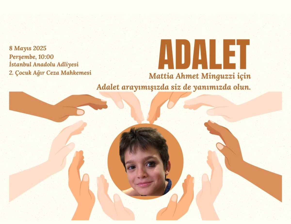 Adalet;
14 yaşında, kendi halinde bit pazarında gezinen masum günahsız bir çocuğu,
sırf boyunu posunu güzelliğini kıskandı diye katleden iblislerin,
15 yıl yiyip içip iyice semirip sonrasında dışarı çıkmasıysa,
Böyle adalet istemiyoruz‼️
Toplum vicdanını kanatan uygulamalardan