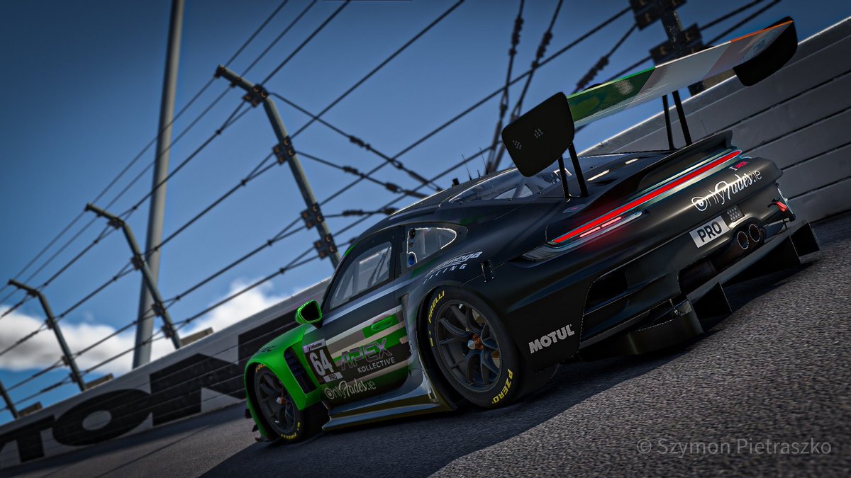 Running my custom #iracing livery! Be sure to go give it a favourite. And  show some love to szymon who created this masterpiece 🤌 #livery #porschegt3 #green #SimRacing #ireland #twitch

twitch.tv/iamlee____

tradingpaints.com/showroom/view/…
<a href="/EfficiencyGG/">Team Efficiency</a>