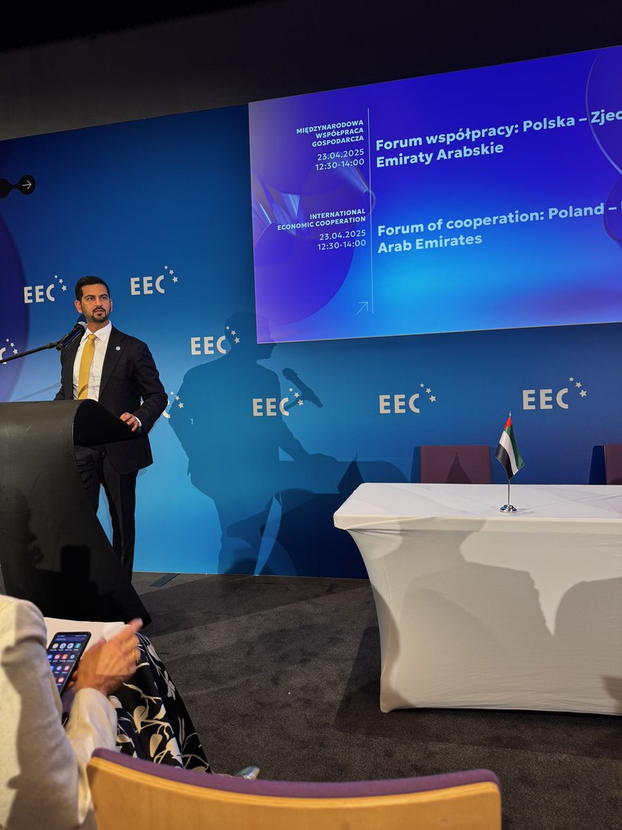 goodatservice's tweet image. #GoodToKnow
Polecam wysłuchanie głosów z @EECKatowice 2025. 
🇦🇪🇵🇱 Forum współpracy: Polska – Zjednoczone Emiraty Arabskie
➡️ youtube.com/live/z7dsAfcKp…

#EEC2025 #UAE #ZEA