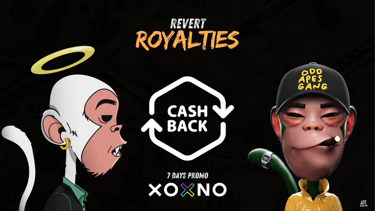 🔥 10% Cashback on both OAG and EVOAG collections live now on <a href="/XoxnoNetwork/">XOXNO Network</a> 🔥

<a href="/PulsarMvX/">ᕈulsar on MultiversX</a>  send 0.2 EGLD to 200 reactions

🎁 Plus... get the chance to WIN 1 $EGLD in a random giveaway among all trades!

🔗xoxno.com/collection/OAG…
🔗xoxno.com/collection/EVO…

Don't miss out and