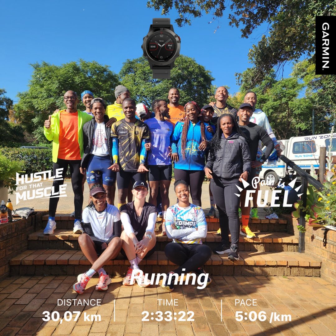 Thabo_Tk's tweet photo. Post 30km’s training run 🏃🏾♂️ #keepmoving #runzone #roadtocomrades2025 #garmin https://t.co/Yv5199YMCh