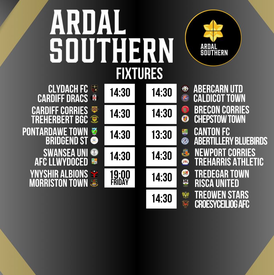 We have 10 games today @ArdalSouther

For a preview of these games please click on the link below...

ardalsouthern.cymru/league-preview…