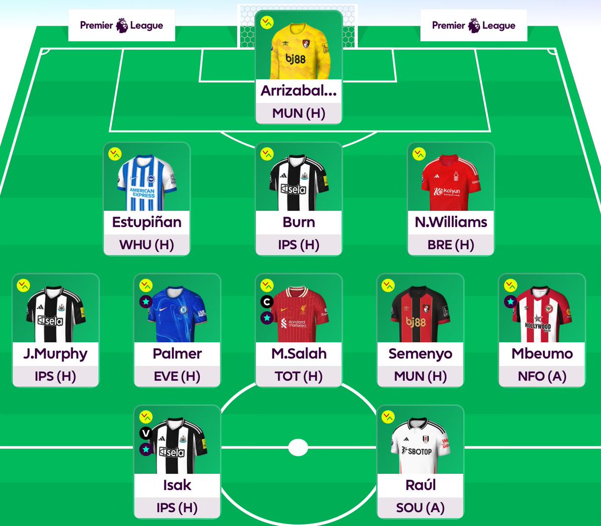 FplToni's tweet image. Gw 34 team locked!π
I know it looks like free hit draft but it isnβt.π
Good luck everyone!ππ»