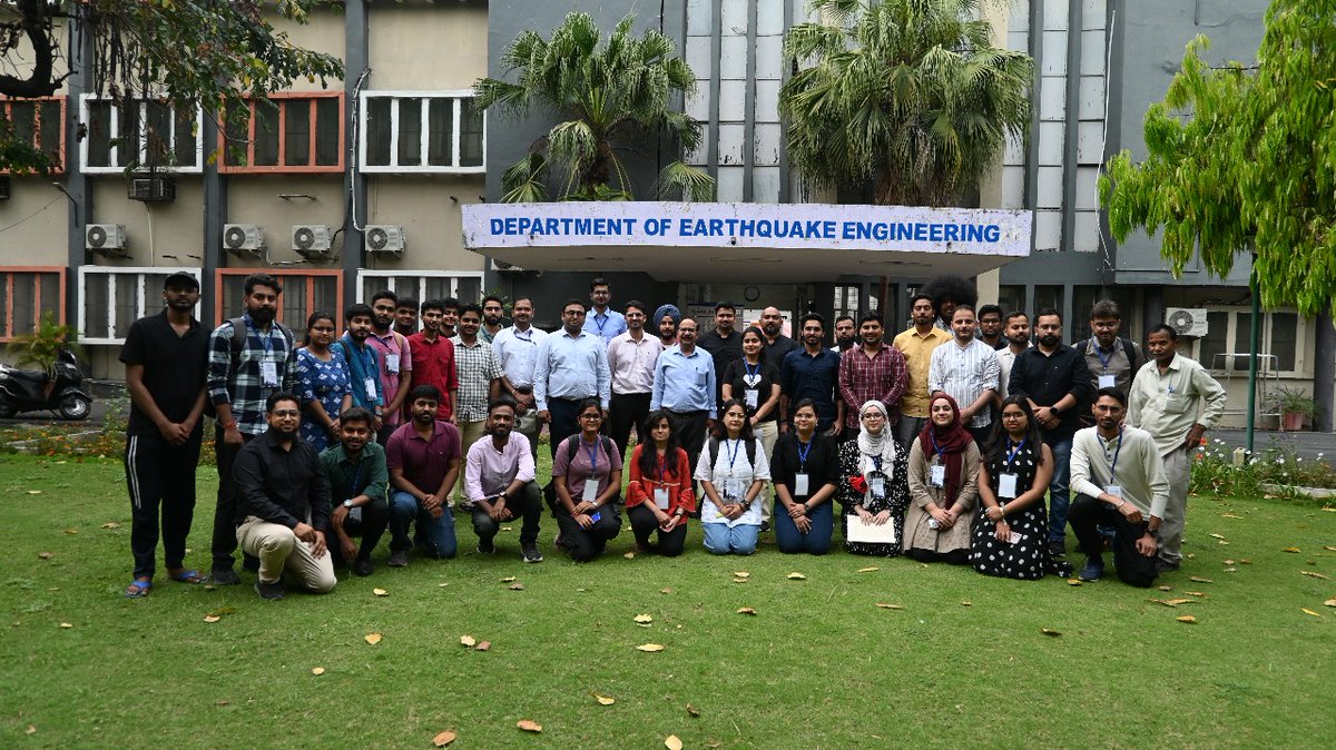 Ecgl_iitr's tweet photo. We’re thrilled to announce the successful completion of the One-Day Workshop on Physical &amp; Numerical Modelling of Geohazards in the Himalayas, held by IIT Roorkee's Dept of Earthquake Engineering on 21st April 2025. Thanks to all experts, participants, and organizers! https://t.co/IHSArNxkgq