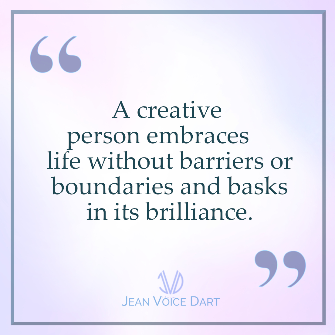 JeanVoiceDart's tweet image. 👋Hello, brilliant friends. How are you basking in your brilliance? Thank you for sharing your brilliant self. 👏☀️🙏 #brilliant #creative #EmbraceLife #love