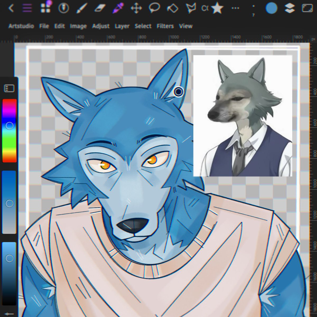 Tism team! ⭐️
Do you prefer colorful backgrounds or simpler ones? Sometimes I feel like I make my illustrations too saturated… I need some feedback 😤
#BEASTARS #furry #furryartist #furryfandom #ArtistOnTwitter #digitalart #anime #art #furryartwork #furryart #legoshi #AnimeArt