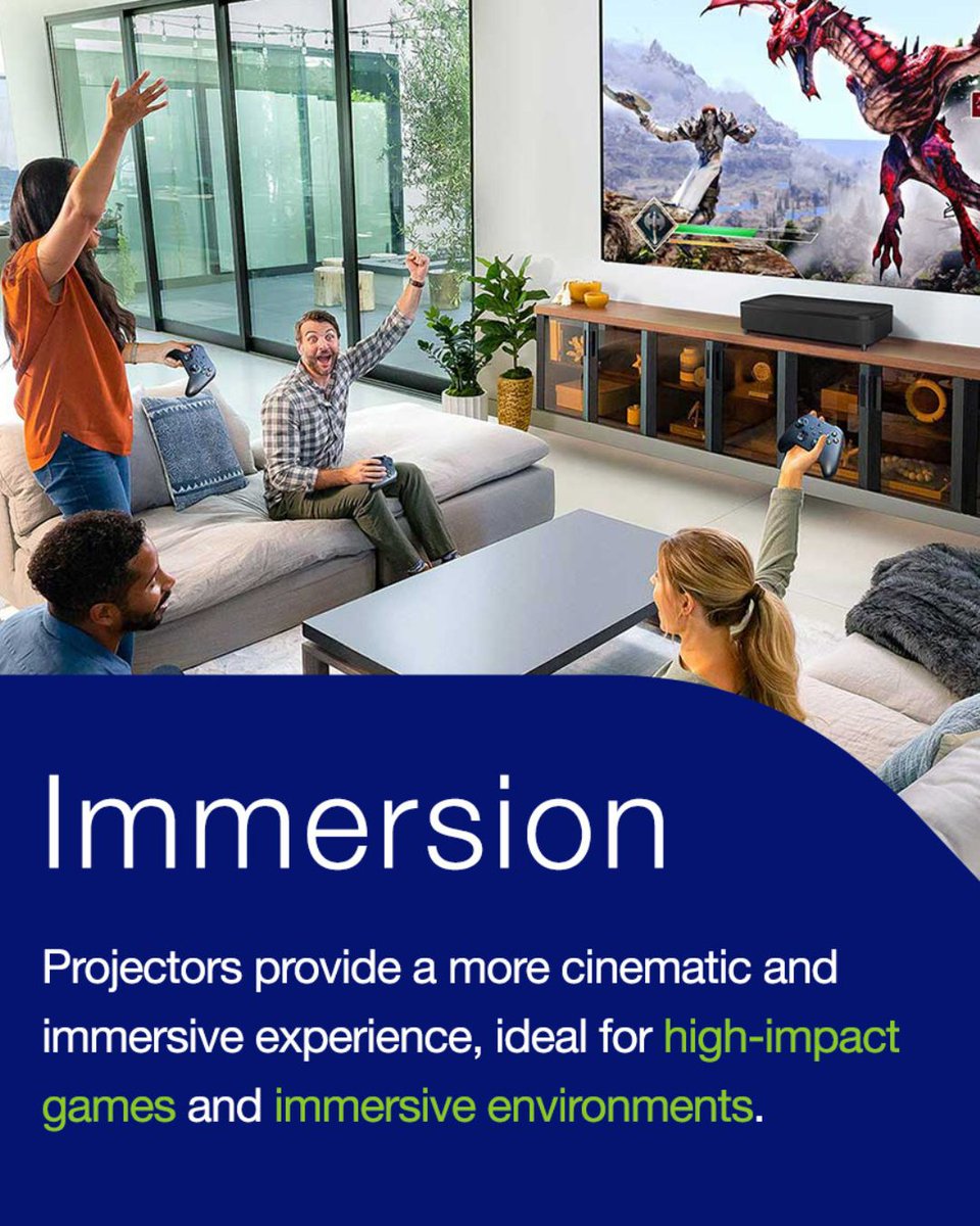 Go big or go home! 

Transform your every day and make your home centre stage for all gaming action with Epson's home projectors. 

Learn more: bit.ly/3EBVOUr

#epson #epsonaustralia #hometheatreprojector #hometheatre #gaming #gamingprojector