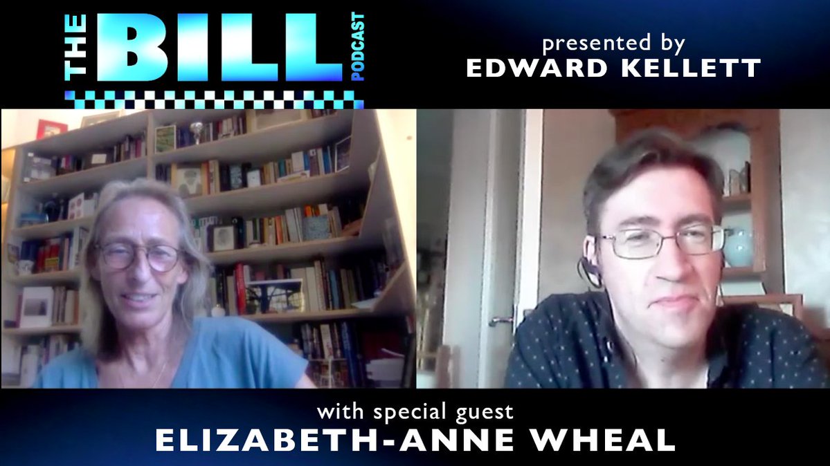 Legendary #TheBill writer Elizabeth-Anne Wheal is #ReachingAVerdict author Edward Kellett's latest special guest on #TheBillPodcast 🚔 Elizabeth-Anne wrote 40 Sun Hill scripts and shares incredible insight about writing and her research with the Met⌨️ patreon.com/thebillpodcast 📺