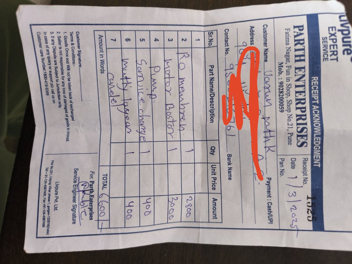 varunpthk62's tweet photo. Poor service in Pune @Livpure_India @LivpureSmart paid twice for the same issue to get water purifier machine fixed still has the same issue now the service tech don't answer my call and no support from calling to customer care #waterpurifer
 #consumerProtection #consumerRights https://t.co/pWxyD2aFdC