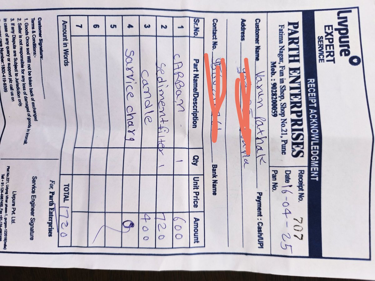varunpthk62's tweet photo. Poor service in Pune @Livpure_India @LivpureSmart paid twice for the same issue to get water purifier machine fixed still has the same issue now the service tech don't answer my call and no support from calling to customer care #waterpurifer
 #consumerProtection #consumerRights https://t.co/pWxyD2aFdC