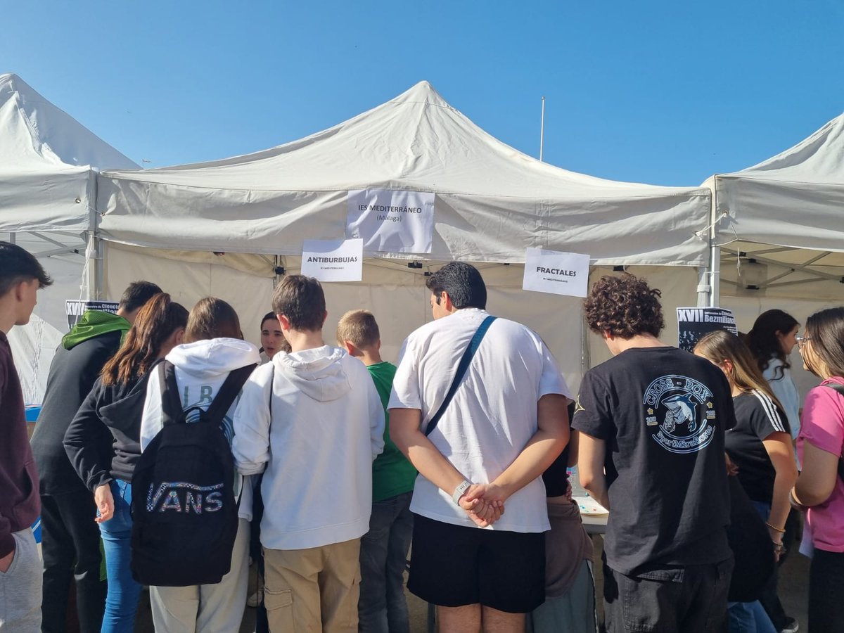 Un año más nuestro alumnado 👩‍🎓👨‍🎓 participa en 
XVII Encuentro de Ciencias Bezmiliana <a href="/aytorincon/">Ayto Rincón Victoria</a>  fundaciondescubre.es/agenda/xvi-enc… <a href="/educacionmlg/">Desarrollo Educativo Málaga</a> <a href="/EducaAnd/">Consejería Desarrollo Educativo y FP</a>